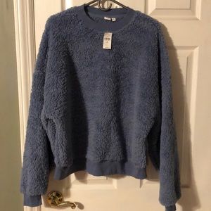 GAP NEW Sherpa sweater